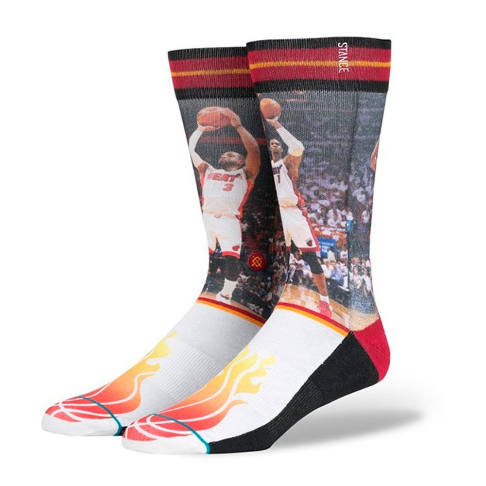 Stance Miami Heat Dwayne Wade / Chris Bosh Socks